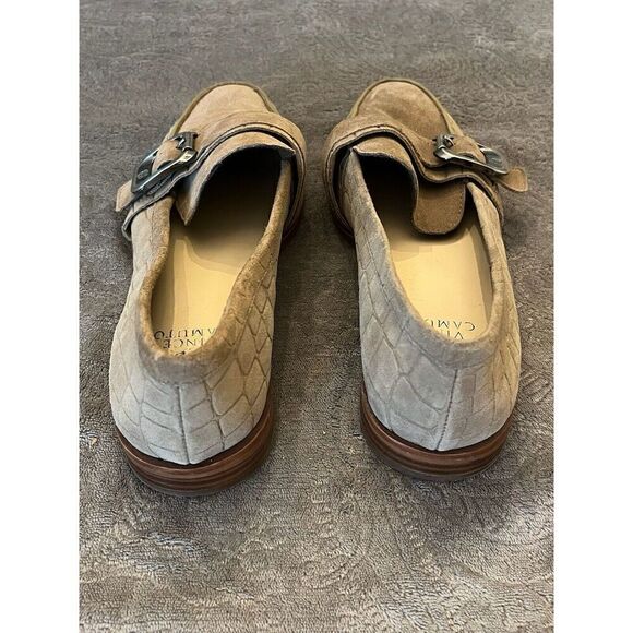 Vince Camuto Women's Cenkanda Buckle Loafers Size 8M Wild Mushroom - Picture 5 of 15